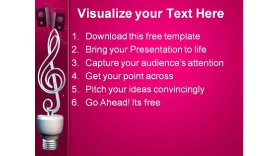 Innovative Music PowerPoint Template