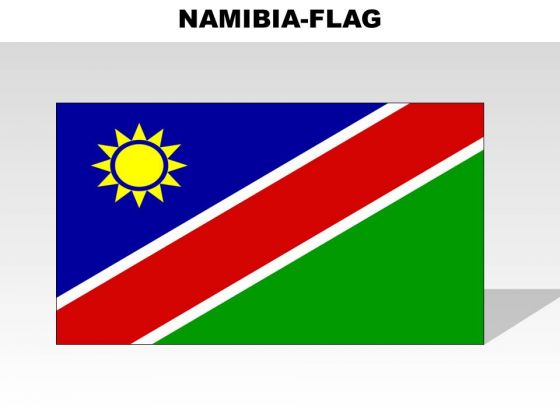 Namibia Country PowerPoint Flags