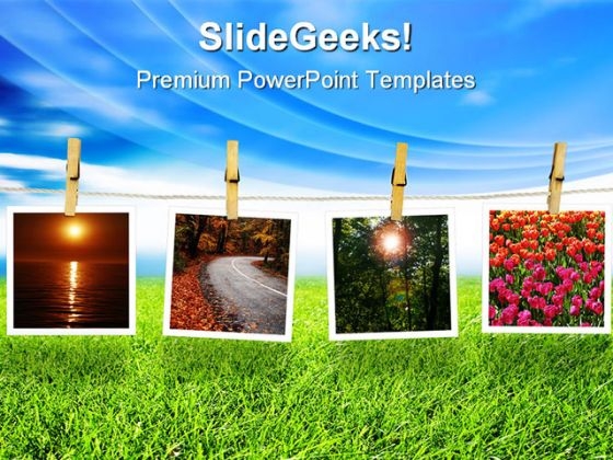 Natural Polaroid Environment PowerPoint Templates And PowerPoint Backgrounds 0511