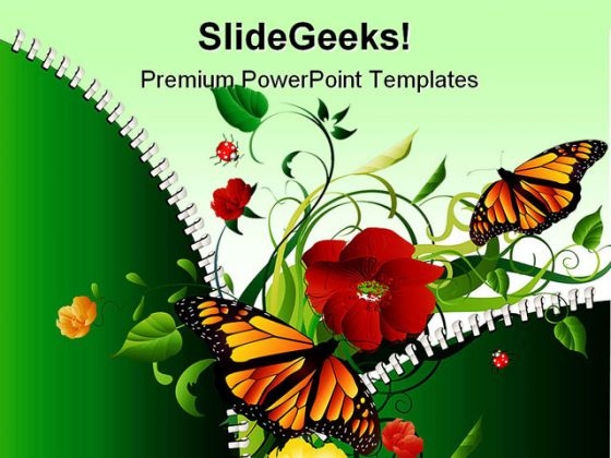 Nature Abstract Beauty PowerPoint Themes And PowerPoint Slides 0411