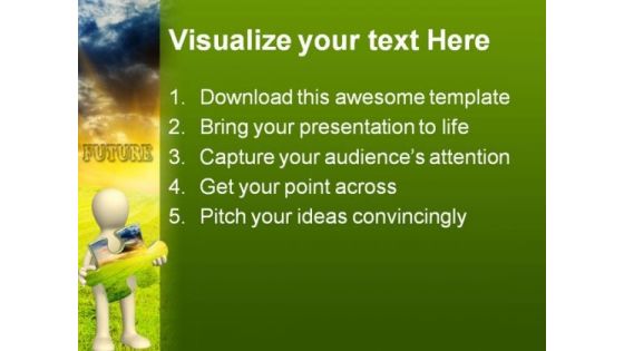 Nature Puzzle People PowerPoint Backgrounds And Templates 1210