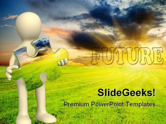 Nature Puzzle People PowerPoint Backgrounds And Templates 1210