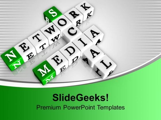 Network Media Social Issues Interrelated Terms PowerPoint Templates Ppt Backgrounds For Slides 1212