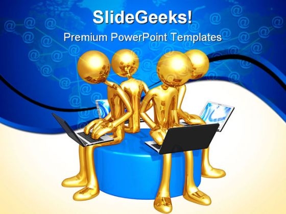 Network Workgroup Internet PowerPoint Templates And PowerPoint Backgrounds 0511