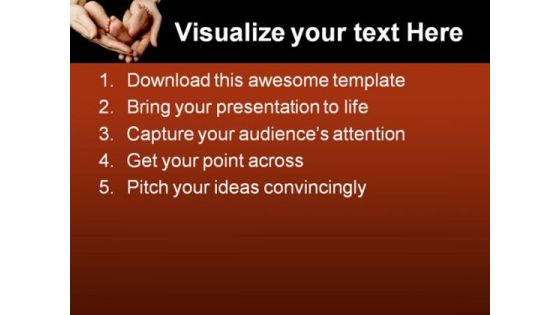 New Born01 Baby PowerPoint Template 0810