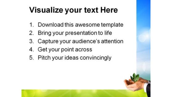 New Life Concept Nature PowerPoint Templates And PowerPoint Backgrounds 0711