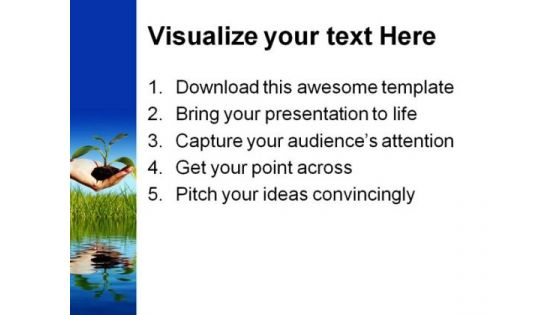 New Life Nature PowerPoint Background And Template 1210