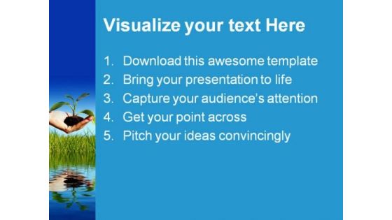 New Life Nature PowerPoint Background And Template 1210