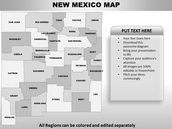 New Mexico PowerPoint Maps