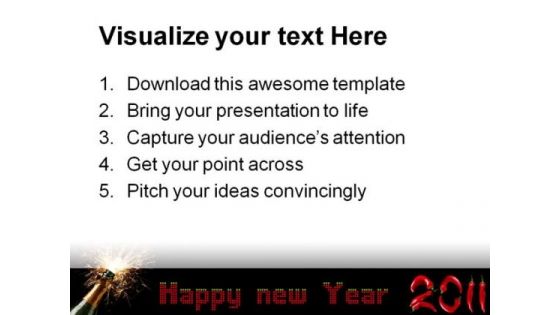 New Year01 2011 Festival PowerPoint Backgrounds And Templates 1210