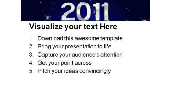 New Year01 2011 Holidays PowerPoint Template 1010