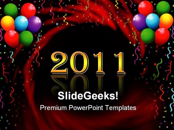 New Year Celebrations Events PowerPoint Themes And PowerPoint Slides 0511