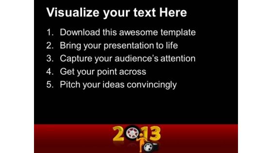 New Year Concept Technology PowerPoint Templates Ppt Backgrounds For Slides 1212