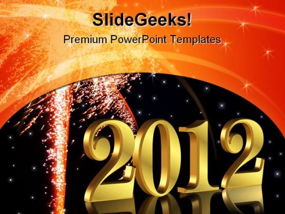 New Year Fireworks Future PowerPoint Templates And PowerPoint Backgrounds 1011