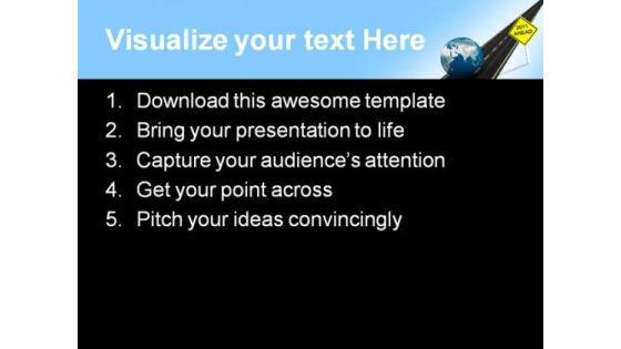 New Year Is Coming Globe PowerPoint Templates And PowerPoint Backgrounds 0211