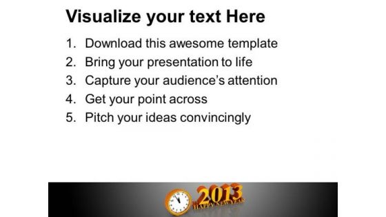 New Year Midnight Design Layout PowerPoint Templates Ppt Backgrounds For Slides 0113