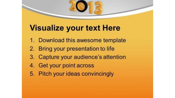 New Year Wishes For Family Theme PowerPoint Templates Ppt Backgrounds For Slides 0413