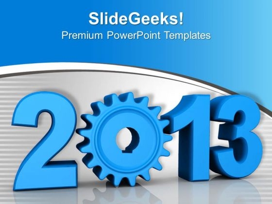 New Year Wishes Happy Theme PowerPoint Templates Ppt Backgrounds For Slides 0413