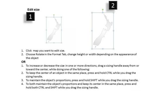 New Zealand Country PowerPoint Maps