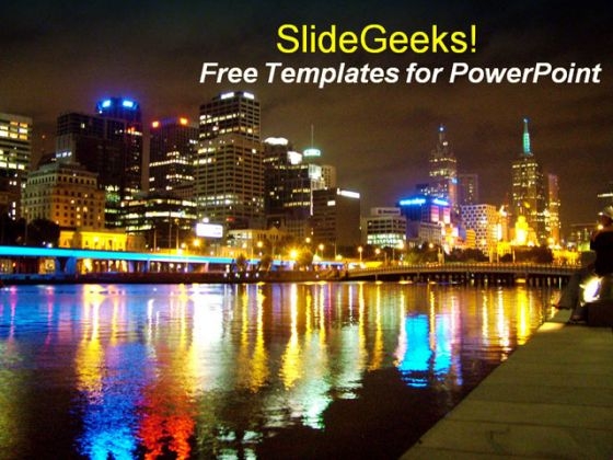 Nightlife City PowerPoint Template
