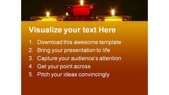 Nighttime Candles Beauty PowerPoint Templates And PowerPoint Backgrounds 0611