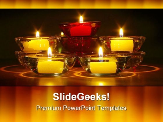 Nighttime Candles Beauty PowerPoint Templates And PowerPoint Backgrounds 0611
