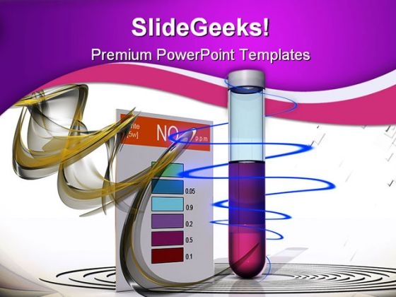 Nitrite Test Science PowerPoint Backgrounds And Templates 0111