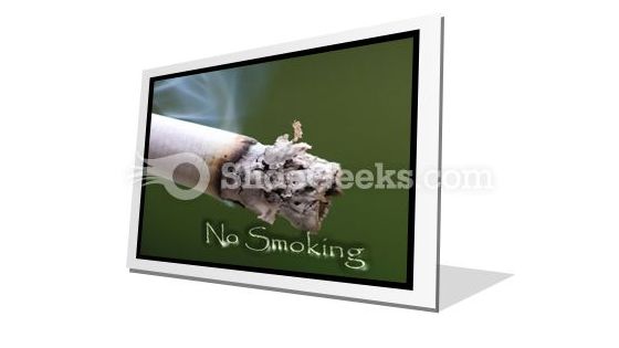 No Smoking PowerPoint Icon F
