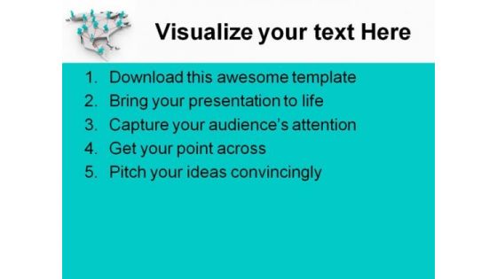 North America Networking Communication PowerPoint Themes And PowerPoint Slides 0811