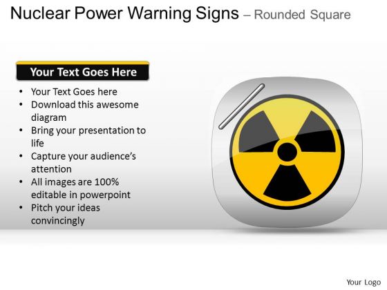 Nuclear Power Warning Signs PowerPoint Slides And Ppt Diagrams Images