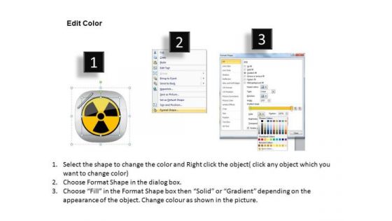 Nuclear Power Warning Signs PowerPoint Slides And Ppt Diagrams Images