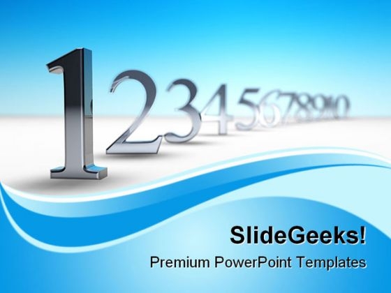 Number Countdown Education PowerPoint Templates And PowerPoint Backgrounds 0611