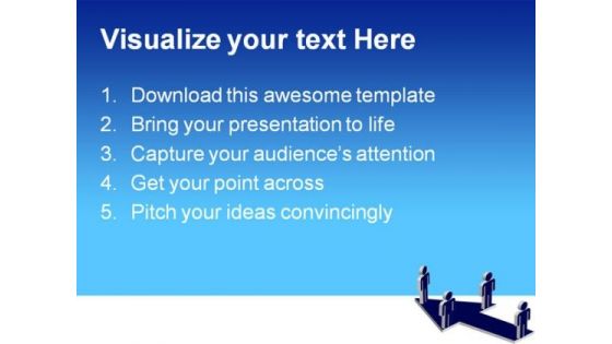Objective Arrow Teamwork PowerPoint Templates And PowerPoint Backgrounds 0111