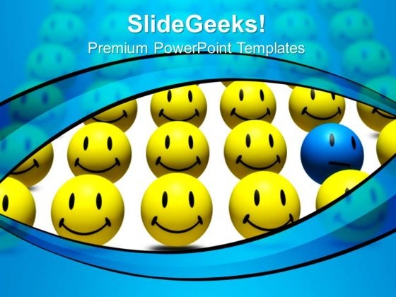 Odd One Out Shapes Leadership PowerPoint Templates And PowerPoint Themes 0812