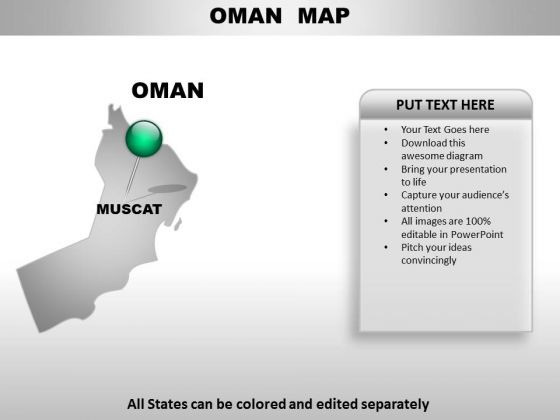 Oman Country PowerPoint Maps