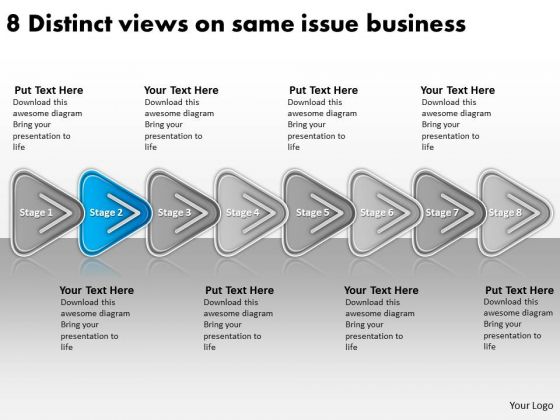 On Same Issue Business PowerPoint Theme Start Up Plan Template Templates