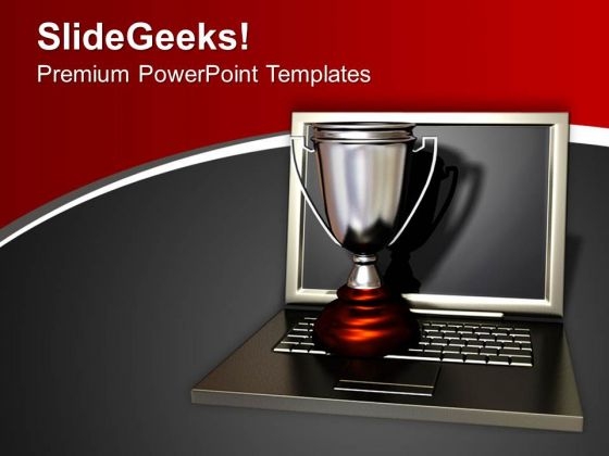 Online Championship Winner PowerPoint Templates Ppt Backgrounds For Slides 0313
