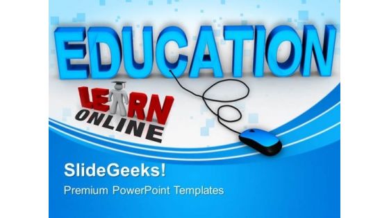Online Education PowerPoint Templates And PowerPoint Themes 0612
