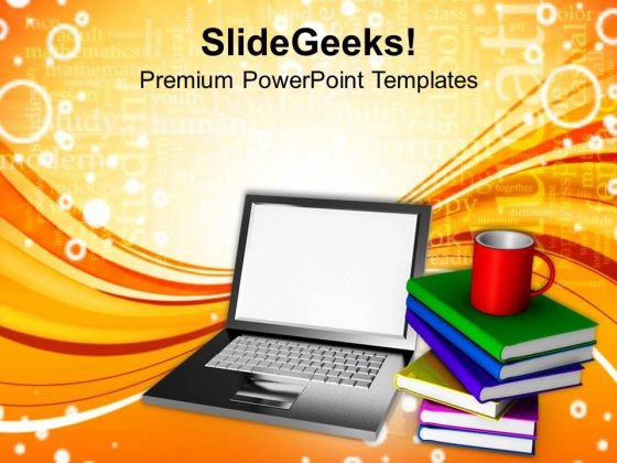 Online Learning Concept Technology PowerPoint Templates Ppt Backgrounds For Slides 0113