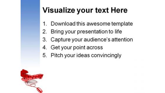 Online Money PowerPoint Background And Template 1210