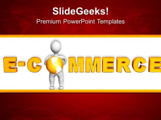 Online Shopping E-commerce Concept PowerPoint Templates Ppt Backgrounds For Slides 0513