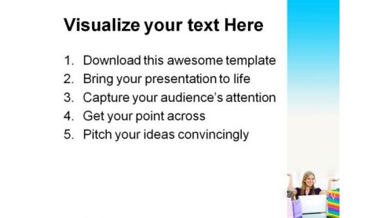Online Shopping Sales PowerPoint Themes And PowerPoint Slides 0311