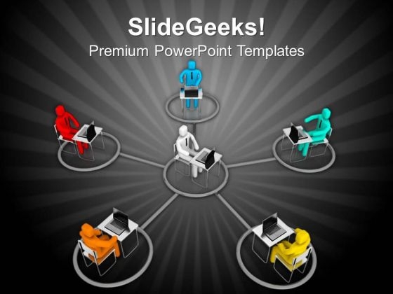 Online Training Business Concept PowerPoint Templates Ppt Backgrounds For Slides 0713