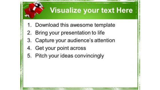 Open Box Birthday Present Events PowerPoint Templates Ppt Backgrounds For Slides 1112