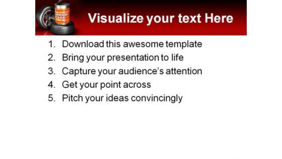 Open Can Of Automotive Wheels Industrial PowerPoint Themes And PowerPoint Slides 0711