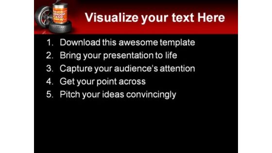 Open Can Of Automotive Wheels Industrial PowerPoint Themes And PowerPoint Slides 0711