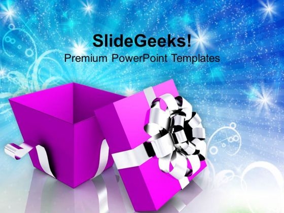 Open Present Decorative Christmas Eve PowerPoint Templates Ppt Background For Slides 1112
