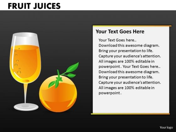 Orange Juice PowerPoint Templates And Oranges Ppt Presentations