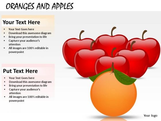 Orange Leading Fruit PowerPoint Slides And Ppt Templates