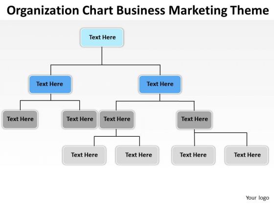 Organization Chart Business Marketing Theme Ppt Plans PowerPoint Templates